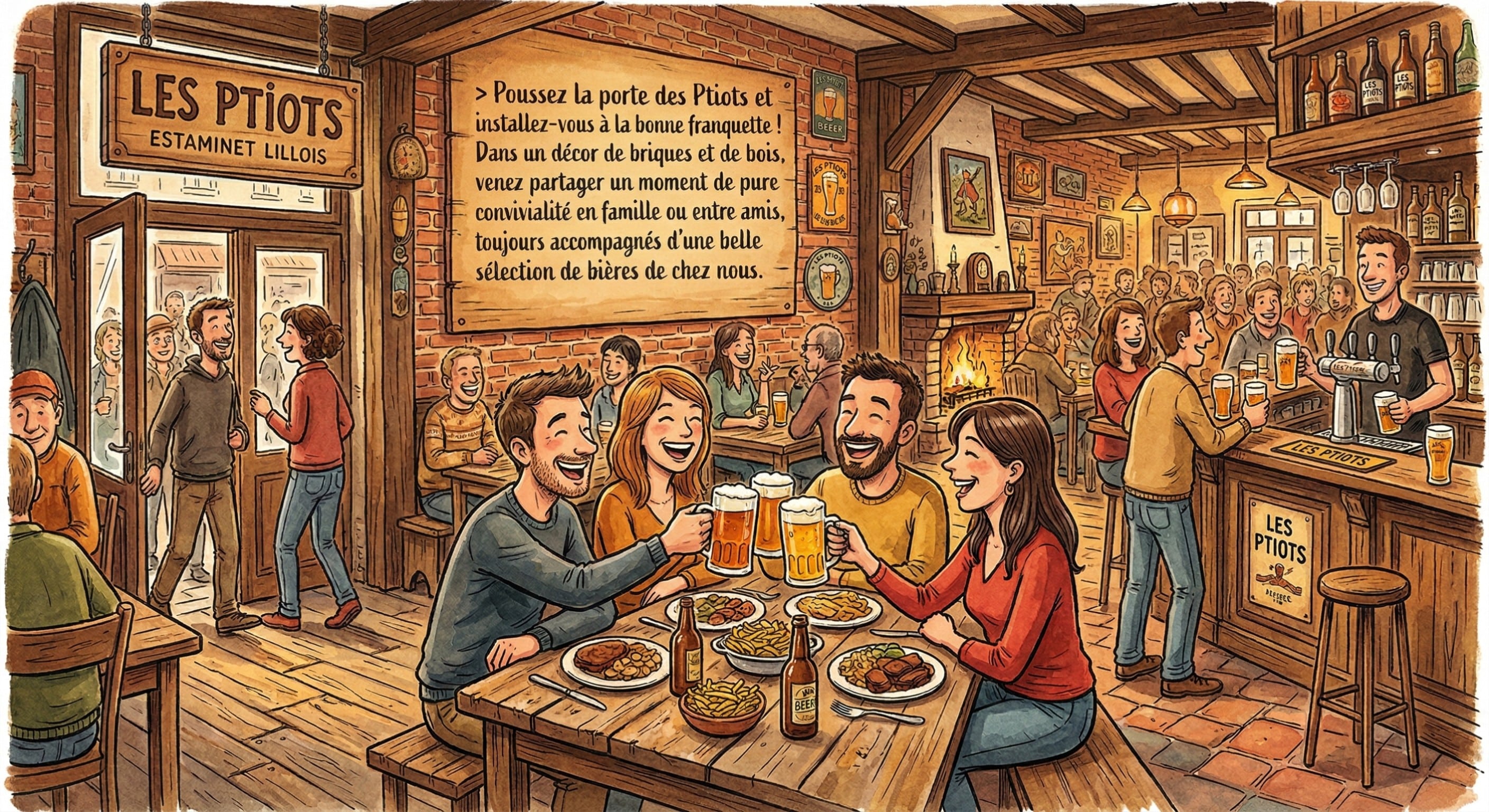 La Chaleur dun Vrai Estaminet Lillois