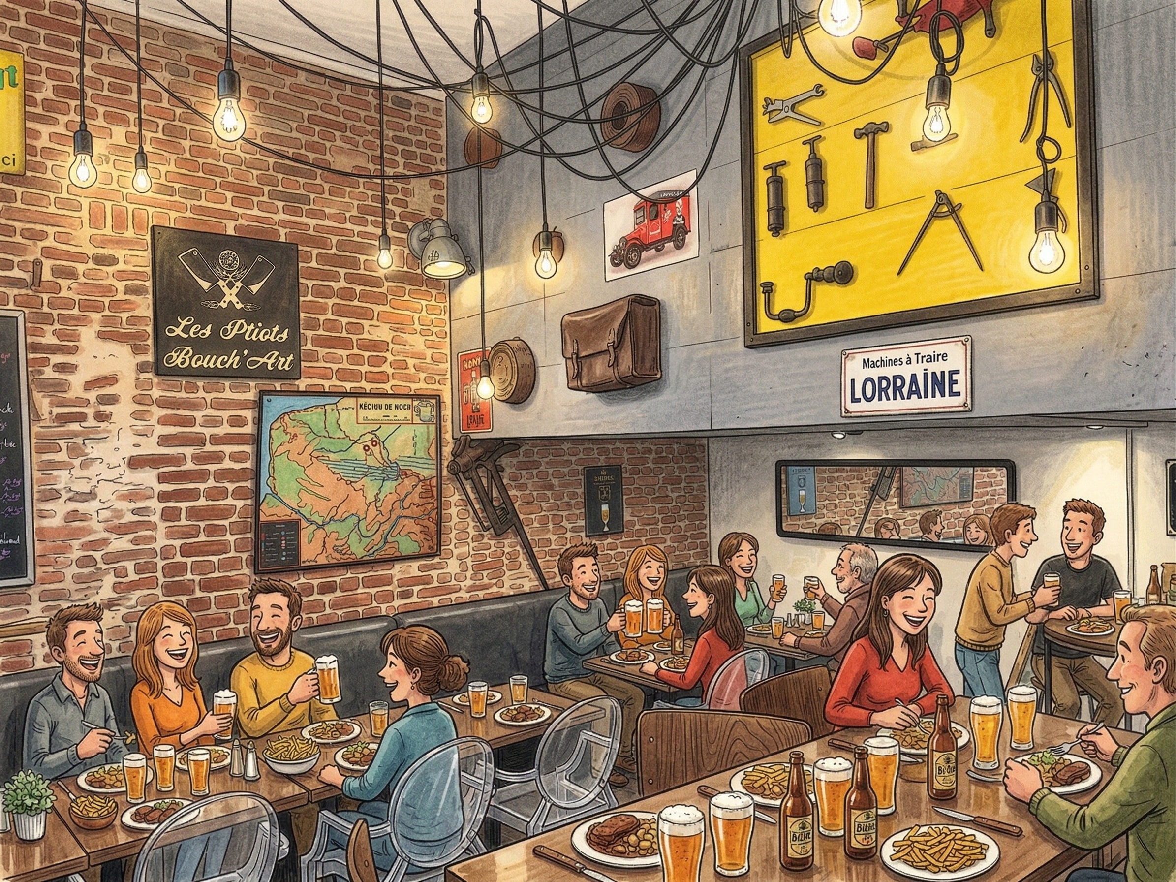 La chaleur du restaurant